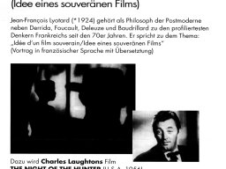 1995.11.12 Sprechen ueber Film Lyotard